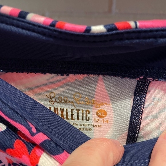 Teen Girls Lily Pulitzer UPF 50+ Luxletic Weekender Legging Sz 12-14 - Picture 3 of 6